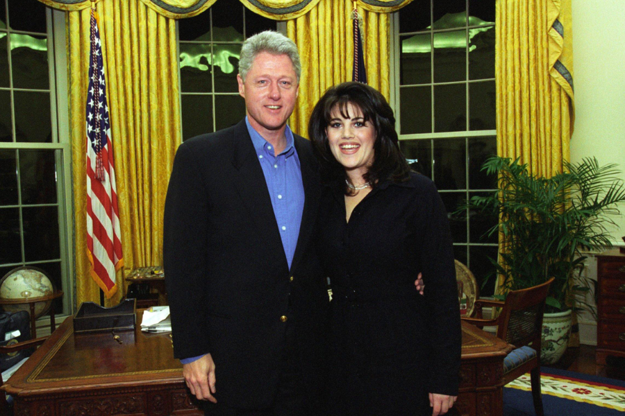 Monica Lewinsky's affair with President Bill Clinton